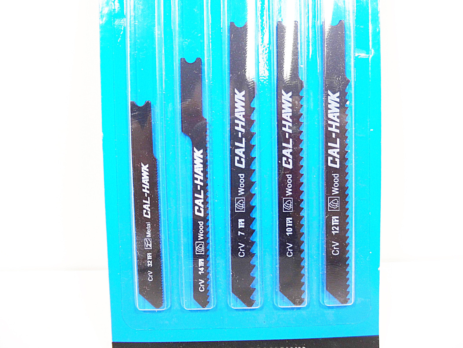 Jigsaw Blades Sabre Scroll Saw 5 pc Set for Wood Plastic Metal Blade Sets Jig