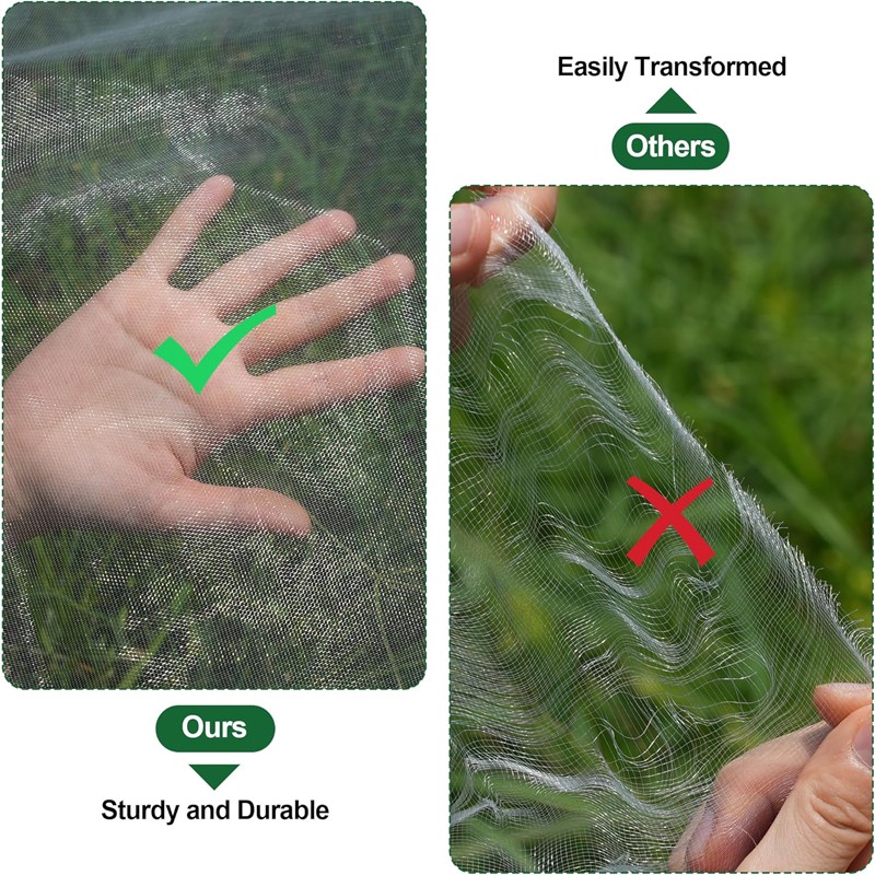 20- 200FT Mosquito Garden Bug Insect Netting Barrier Bird Net Plant Protect Mesh