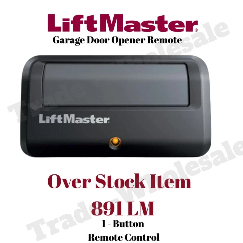 2 Pack 891 LM LiftMaster 1 Button Remote Control Garage Opener Security+2.0