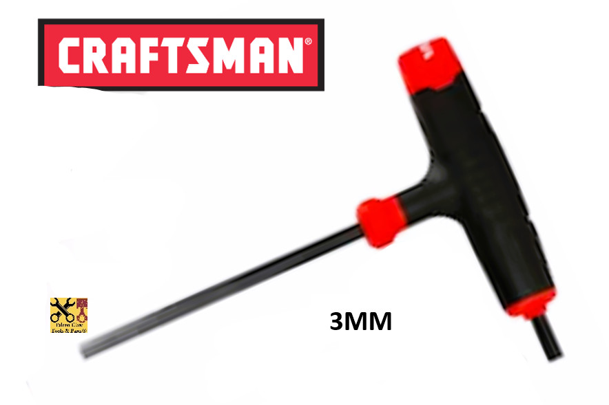 NEW CRAFTSMAN T-THROUGH HANDLE HEX KEY ALLEN SAE / METRIC CHOICE OF SIZE OR SET