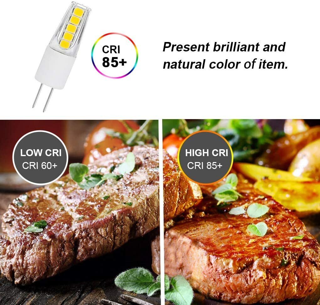 5pack G4 2WLED Light Bulbs 3000K /6000K Lighting Non-Dimmable Landscape LED Bulb