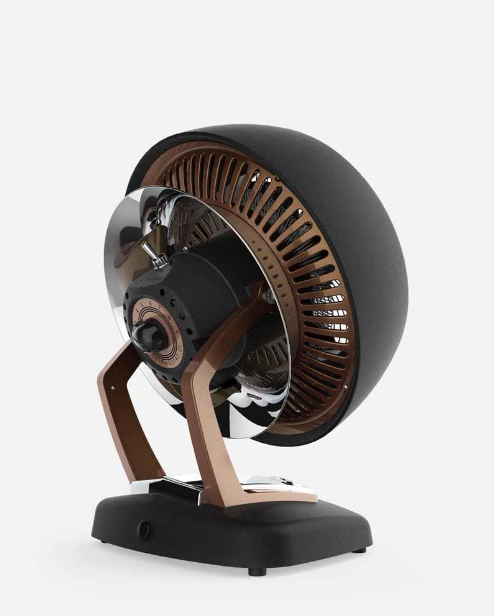Vornado VHEAT 1500W Whole Room Vintage Metal Space Heater – Black/Gunmetal