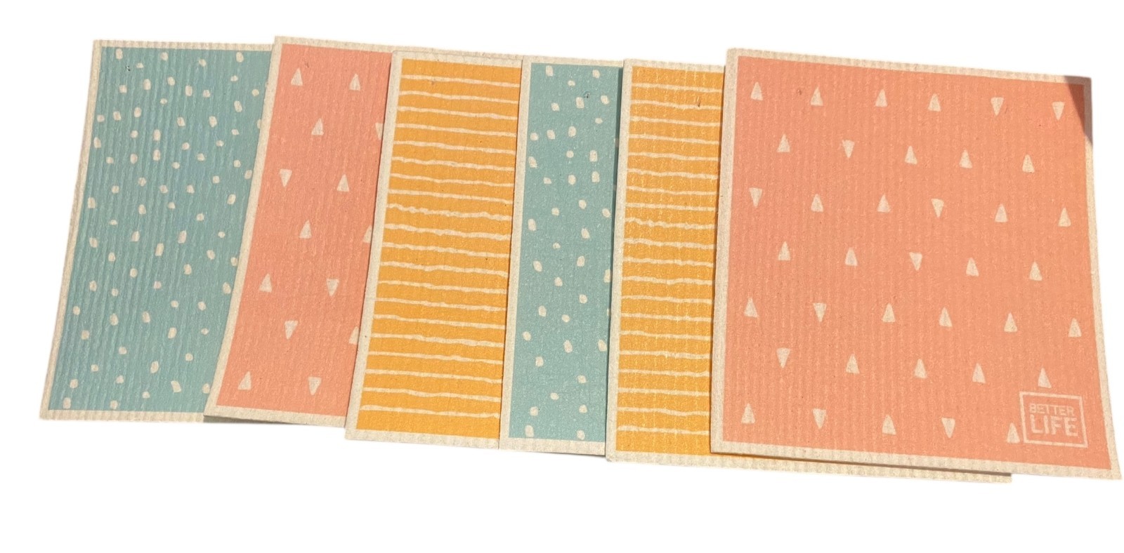 Better Life 12 PC Swedish Multipurpose Dishcloths 150x Reusable (8 X 7″)