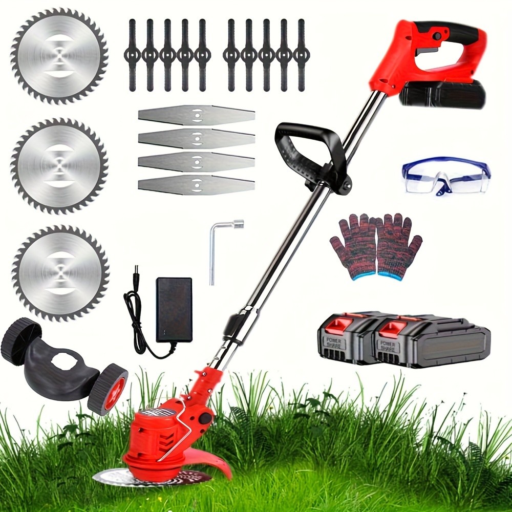 2026 Upgraded Electric Weed Eater Cordless 21V 2X4.0Ah Weed Wacker Battery
