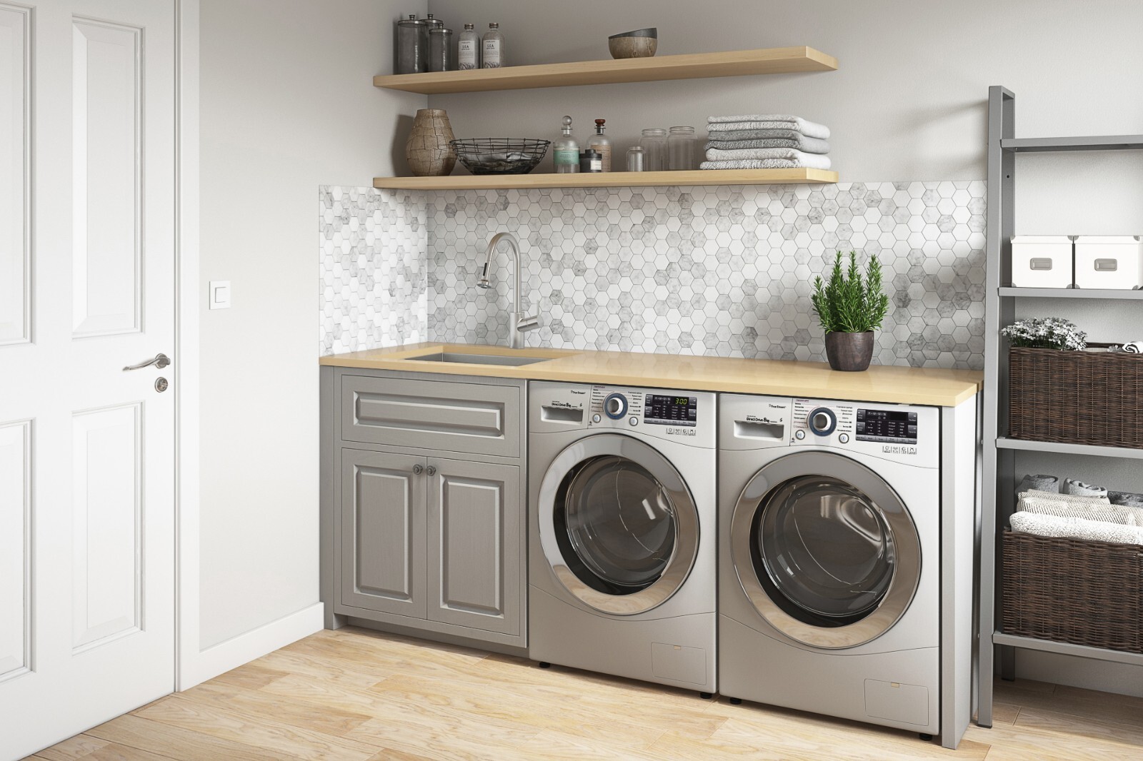 Ruvati 23″x18″x12″ Deep Laundry Utility Sink Undermount 16 Gauge – RVU6125