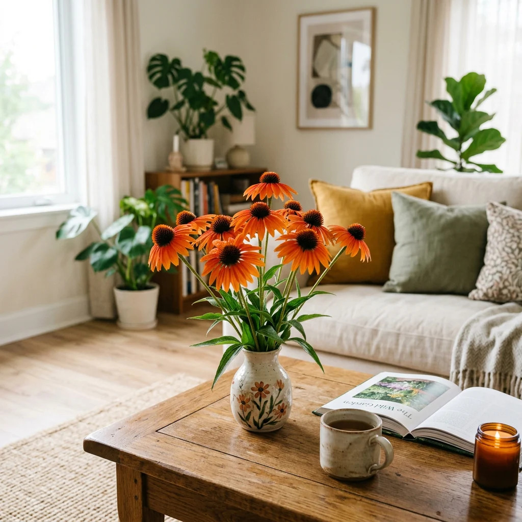 100 Orange Coneflower Seeds for Planting – Vibrant Heirloom Perennial Garden