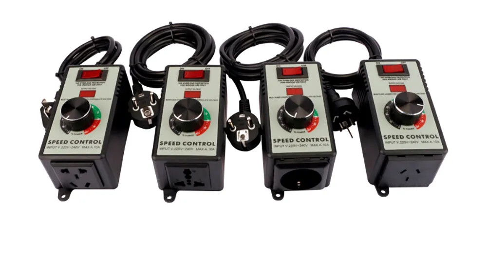 110V 220V Speed Controller Stepless Speed Control Switch Max 10A 4000W
