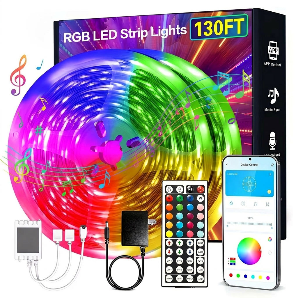 Smart LED Strip Lights RGB with App Remote Control for Room Decor