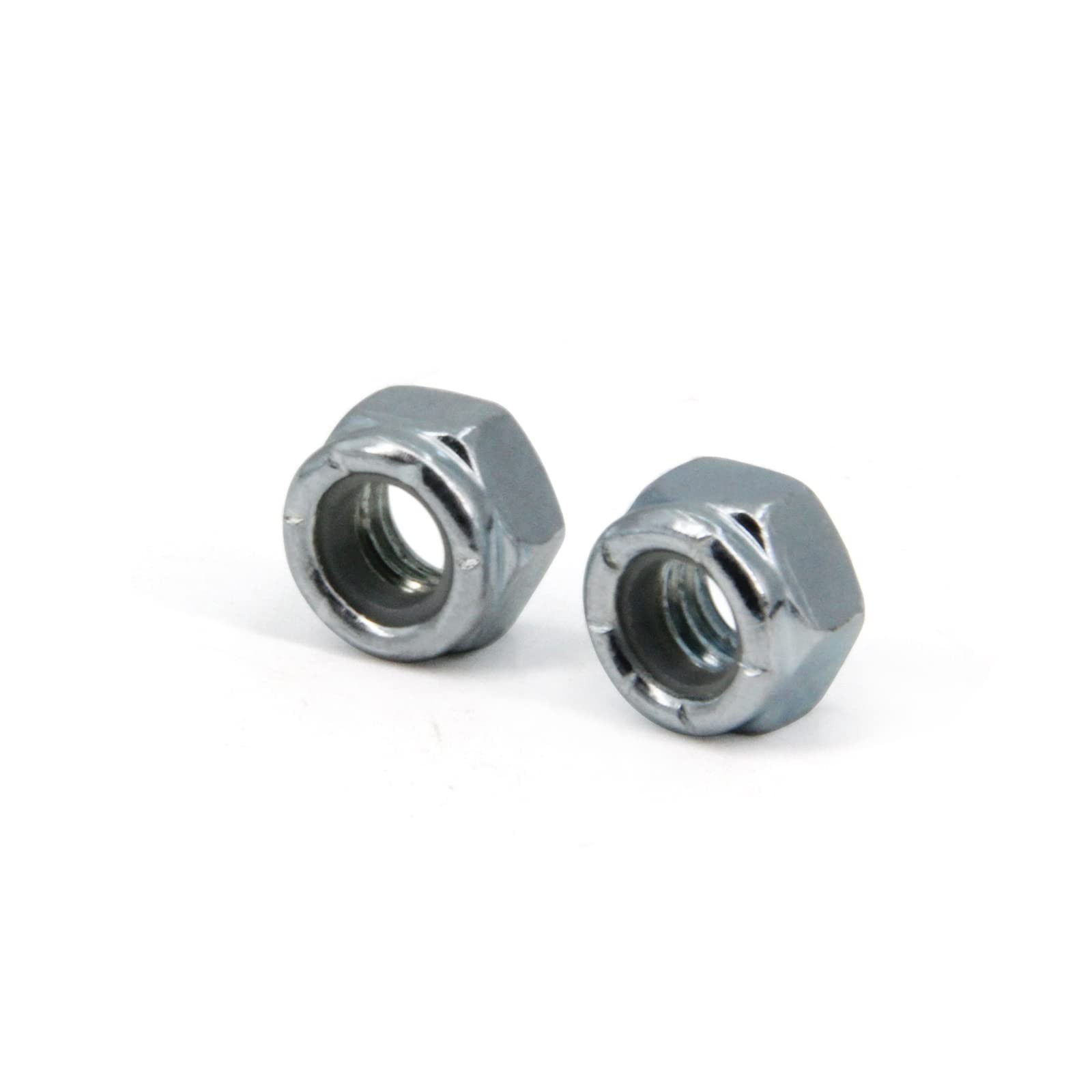 5/16″-18 Nylon Insert Hex Lock Nuts,Carbon Steel White Zinc Plated, Hex Lock …