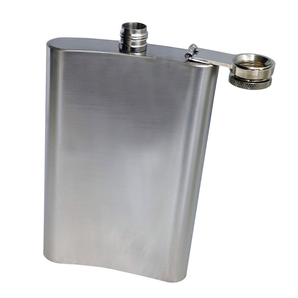 10 OZ Alcohol Pocket Flask Whiskey Stainless Flask w/ Portable Funnel 296ml