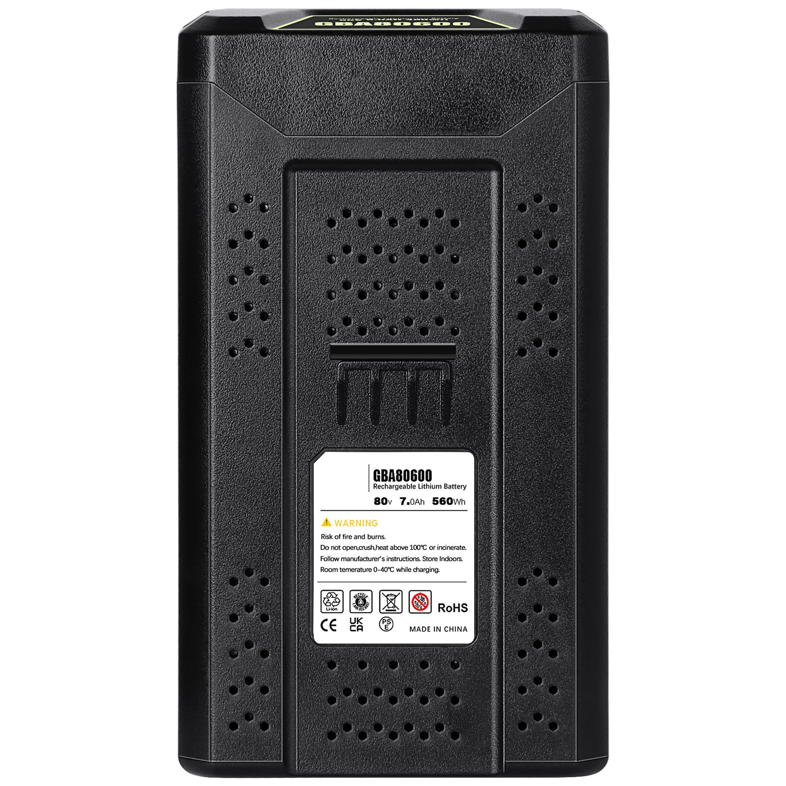 7.0Ah 80V GBA80400 Battery Pack For Greenworks 80 Volt GBA80600 Power Tools NEW