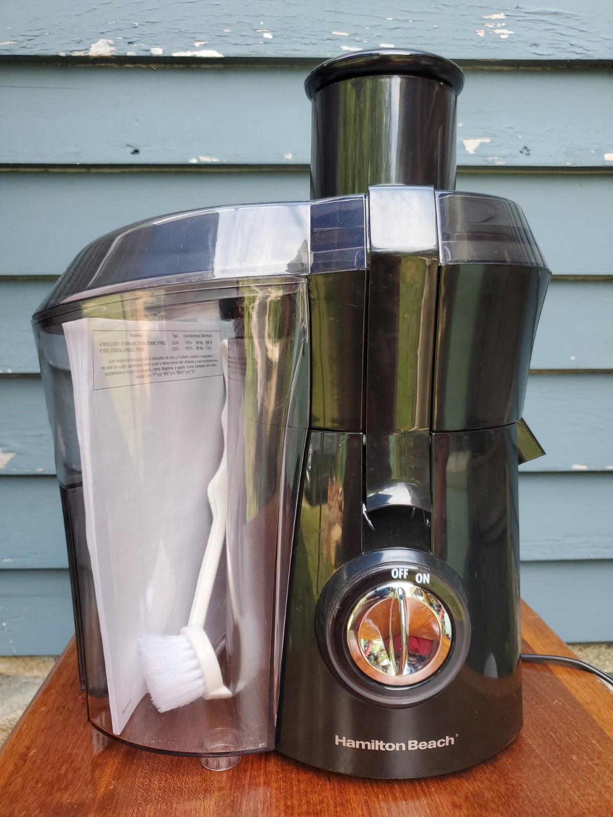 Juicer Extractor Hamilton Beach, Big Mouth 3″ Black 67601