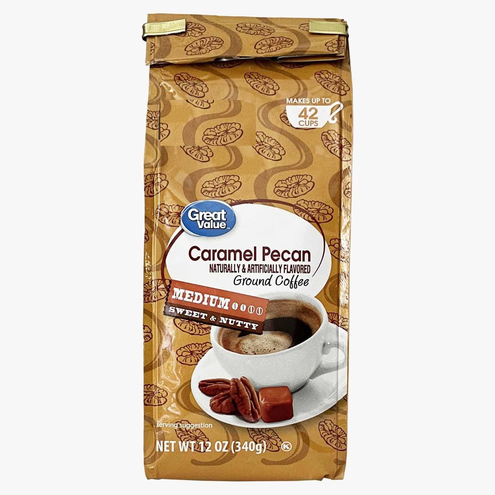 Great Value Medium Roast Ground Coffee, 12 oz Bag French Vanilla & 4 more