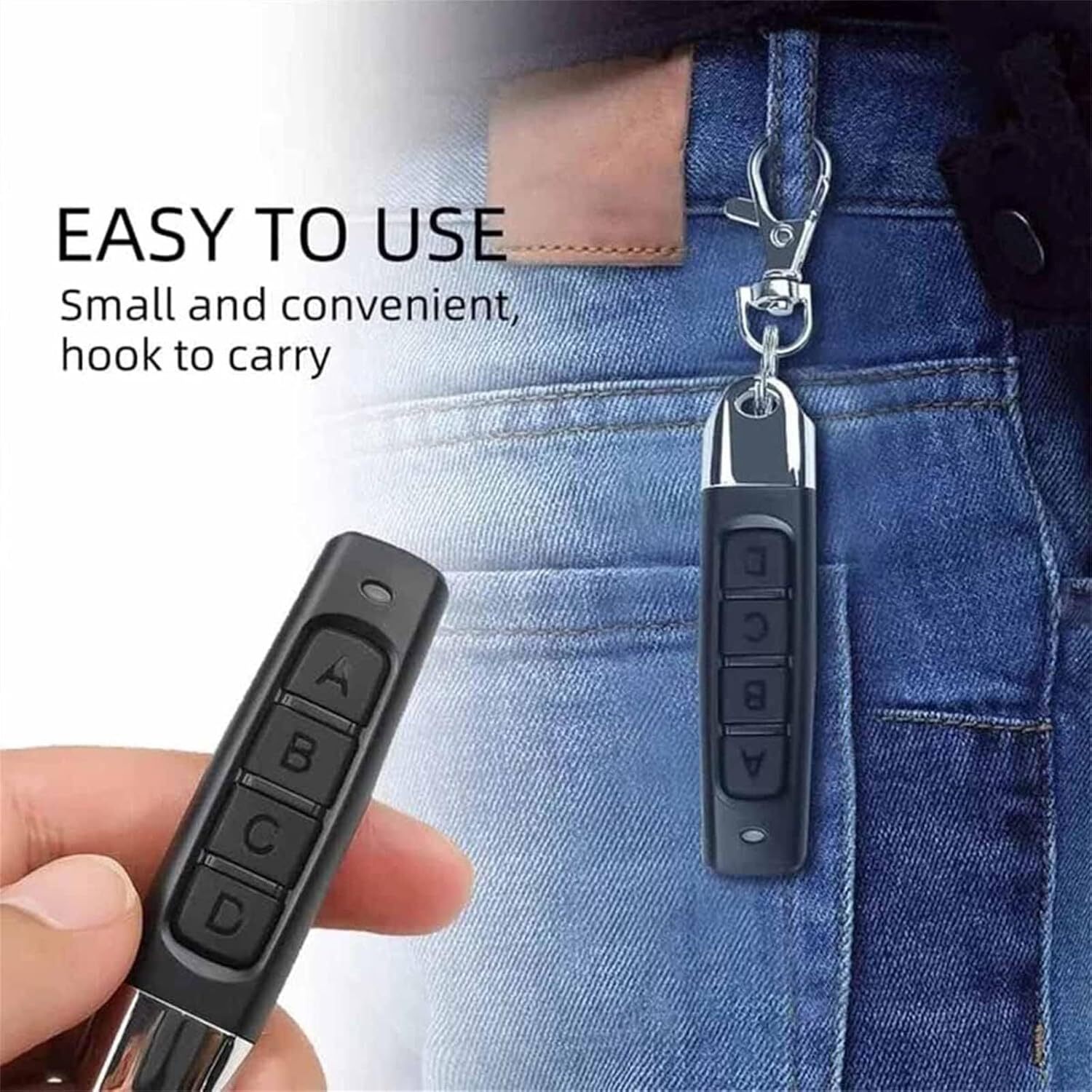 4 IN 1 Wireless Remote Control Duplicator 433MHz Remote Control Key Clone Copy