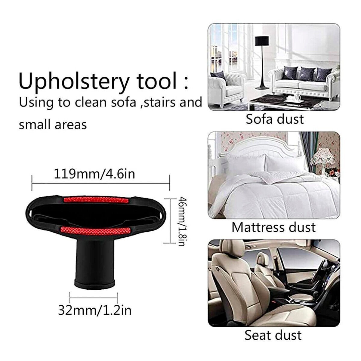 7PC for Shop Vac Household Cleaning Kit Attachments Vacuum Cleaner Accessories