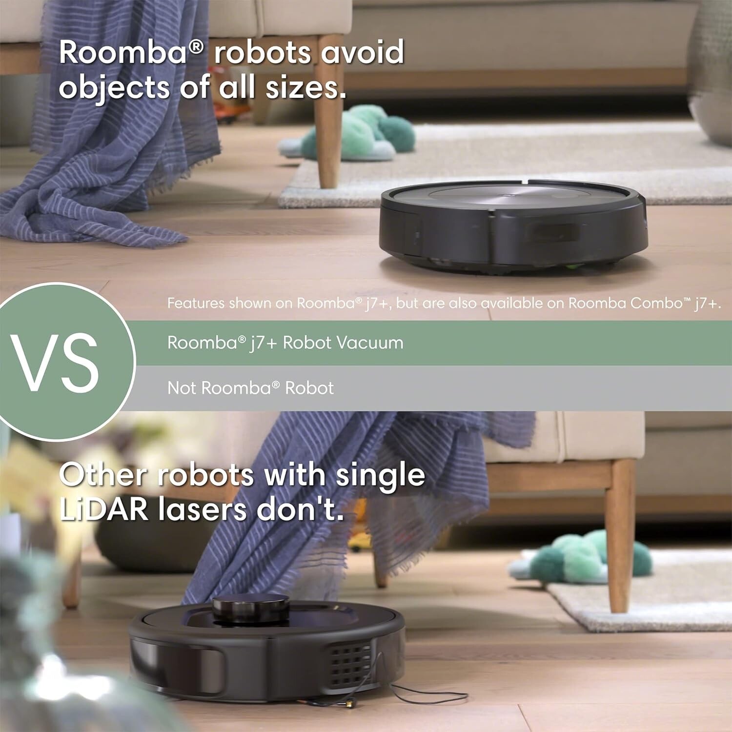 iRobot Roomba Combo j7+ Vacuum & Mop – Self-Emptying – Certified Refurbished!