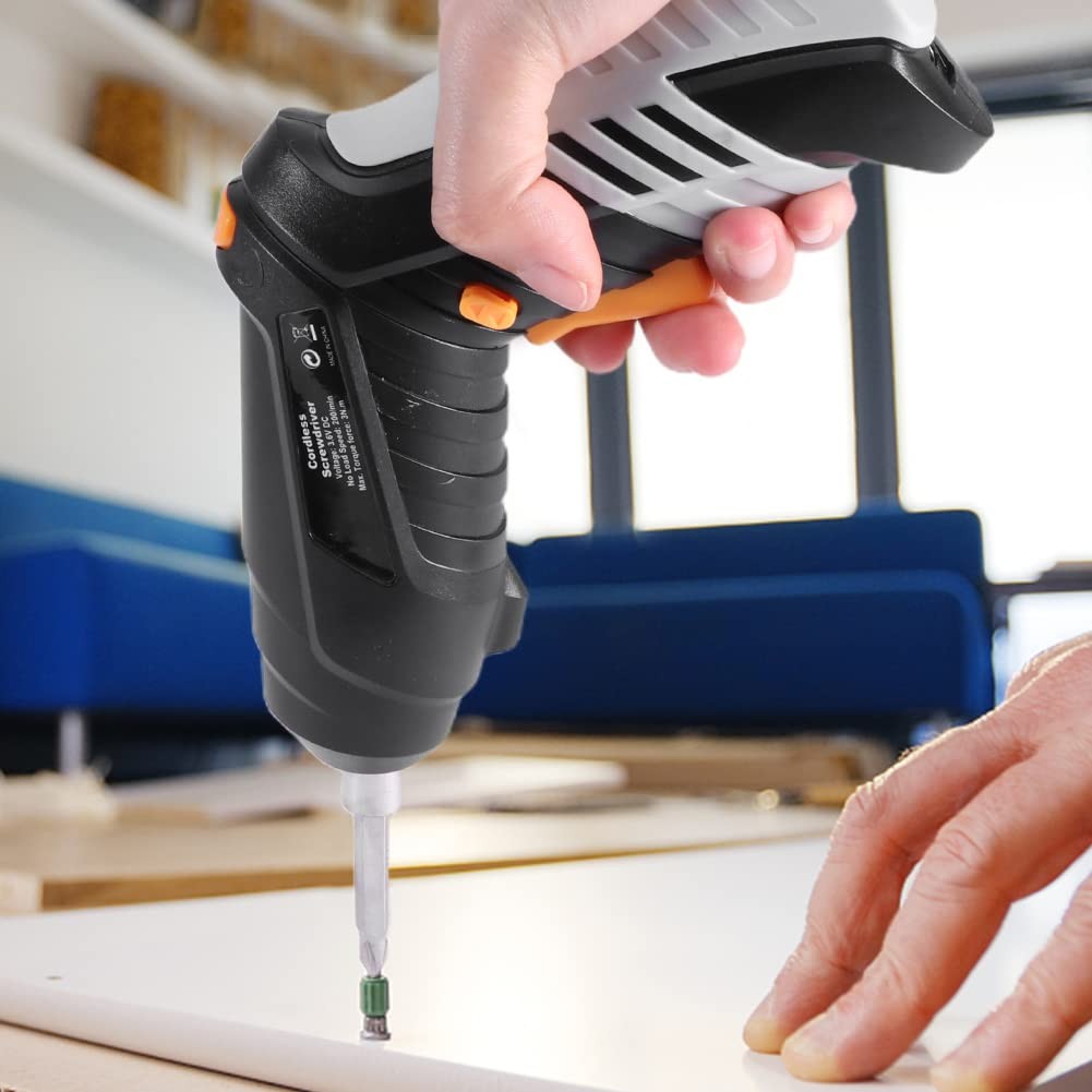 Cordless Screwdriver Set, 3.6V 1300mAh Mini Power Screwdriver, USB Rechargeab…