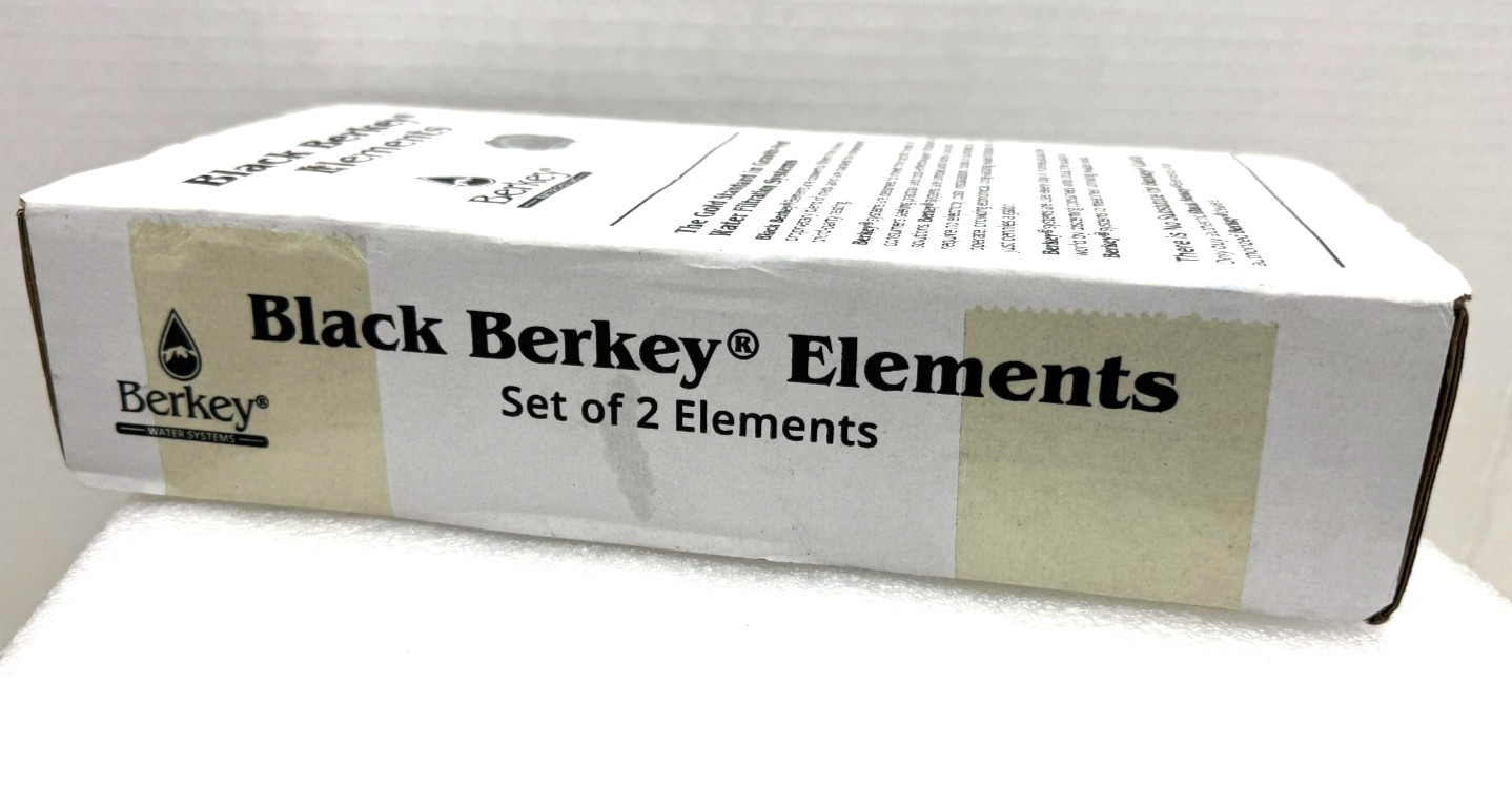 2 Gravity Fed Water Filtration BB9-2 element 9″ Replacement filter, Black Berkey