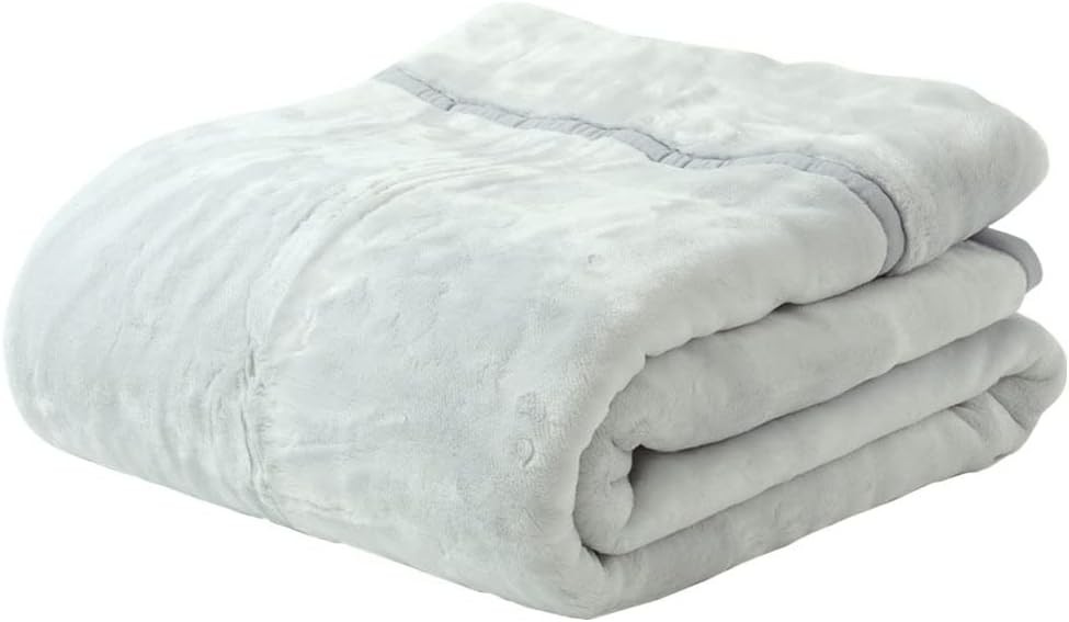 Romance Kosugi Double-Layered Acrylic Blanket Single 140x200cm Pearl Gray 2.6kg