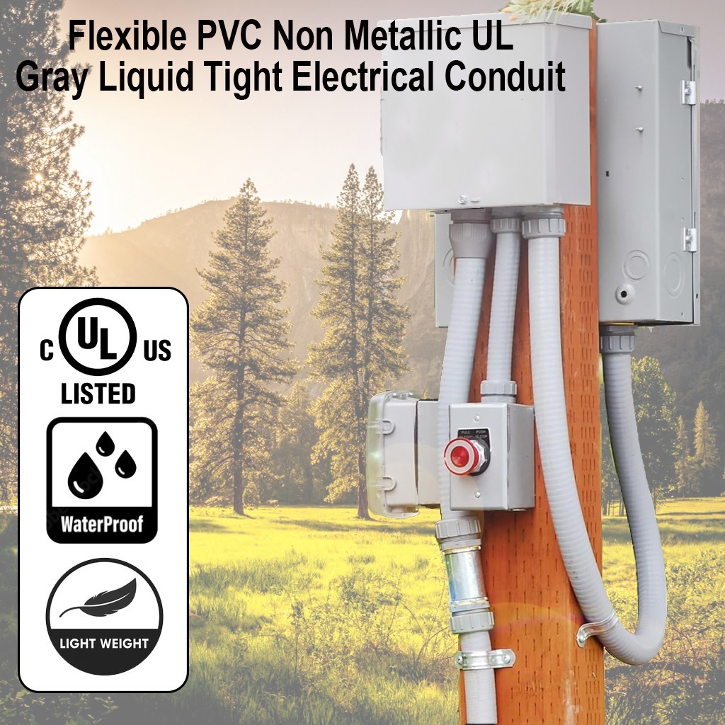 Flexible Liquid Tight, Non-Metallic Electrical Conduit – UL Listed