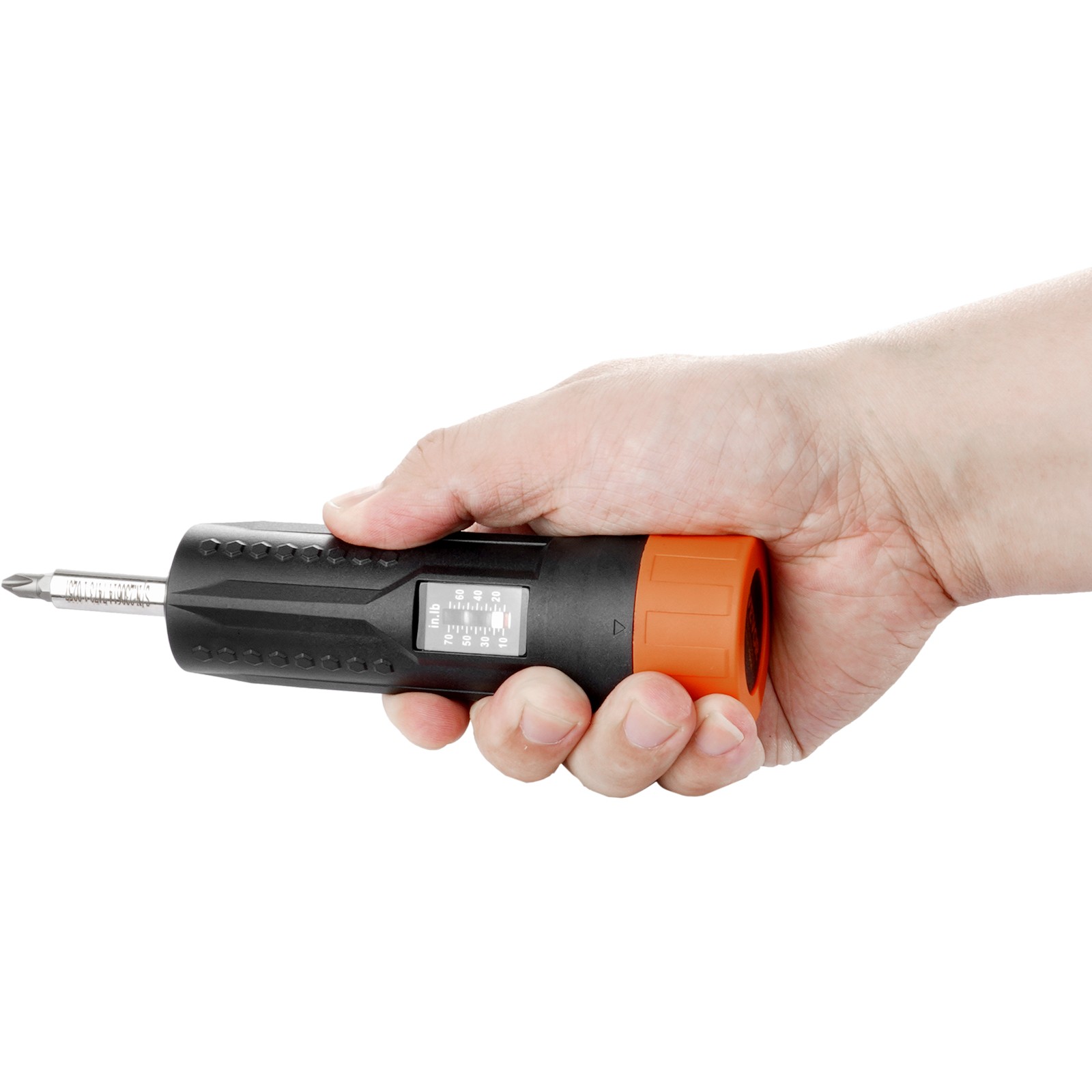 VEVOR Torque Screwdriver 1/4″ Range 10-70 in/lb w/ 1 in-lb Increment View Window