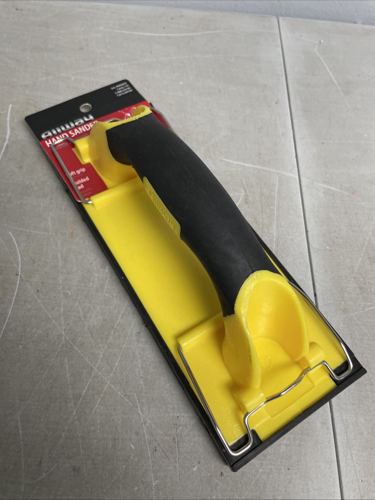 Plastic Hand Sander ALLWAY TOOLS uses 4.5 x 11 inch sandpaper