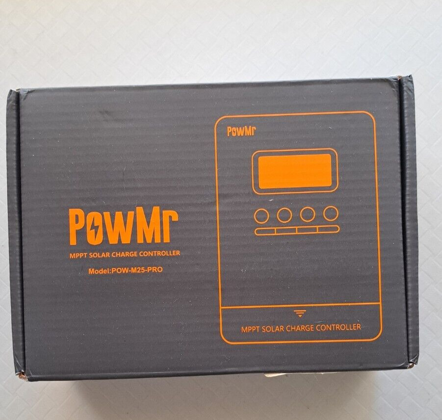 POWMr POW-M25-PRO 25A 12V/24V MPPT Solar Charge Controller Plug & Play NOB