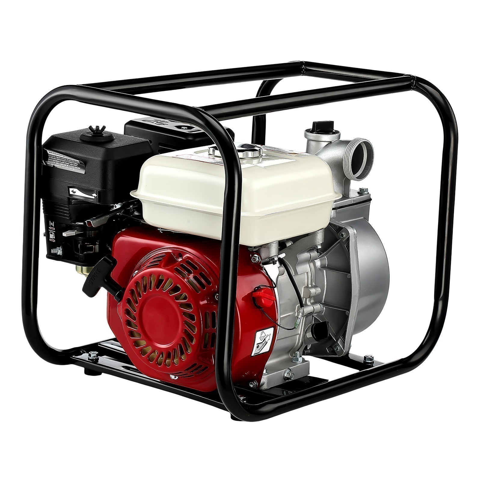 Gasoline Engine Water Pump Gas Powered Water Transfer Pump Kit – 2″ 7HP 4-Stroke
