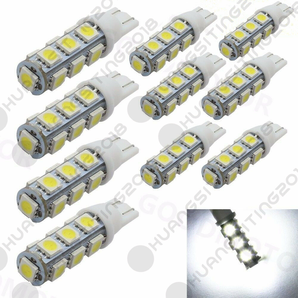 10 pcs, T10 Wedge 1.2W Bulb pure white LED for Malibu 12V DC Landscape Light