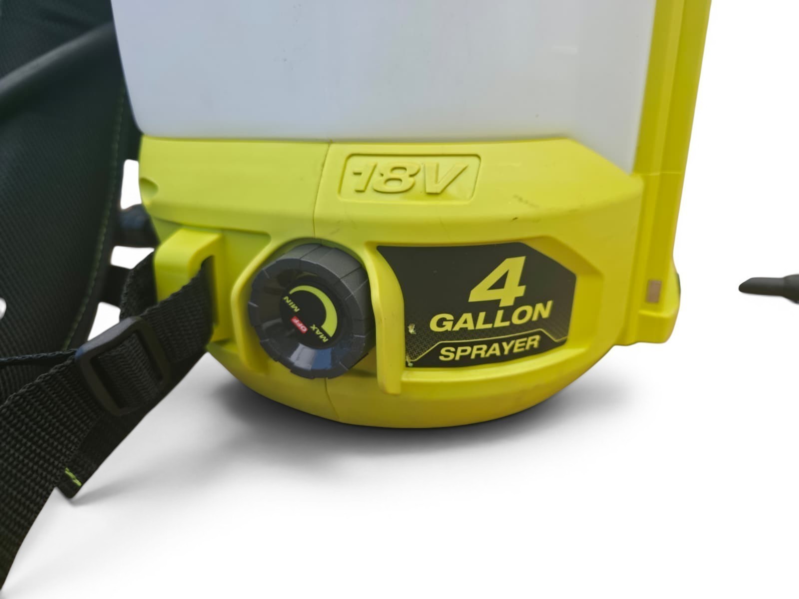 Ryobi ONE+ 18V 4 Gallon Backpack Chemical Sprayer – UPGRADED 4Ah Battery – USED