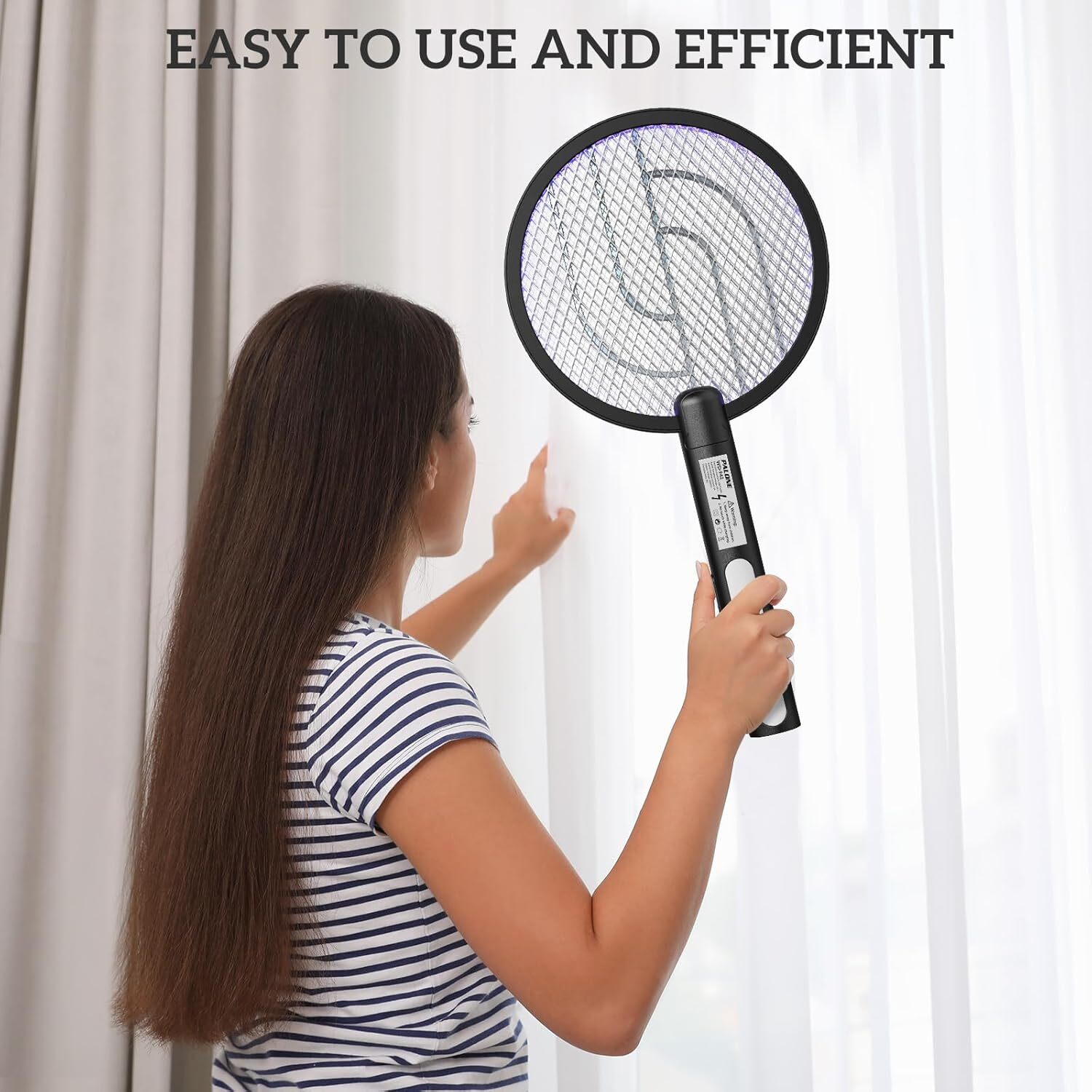 ⚡2Pack Electric Fly Swatter Bug Zapper Zap Mosquito Killer Pest Insect Racket