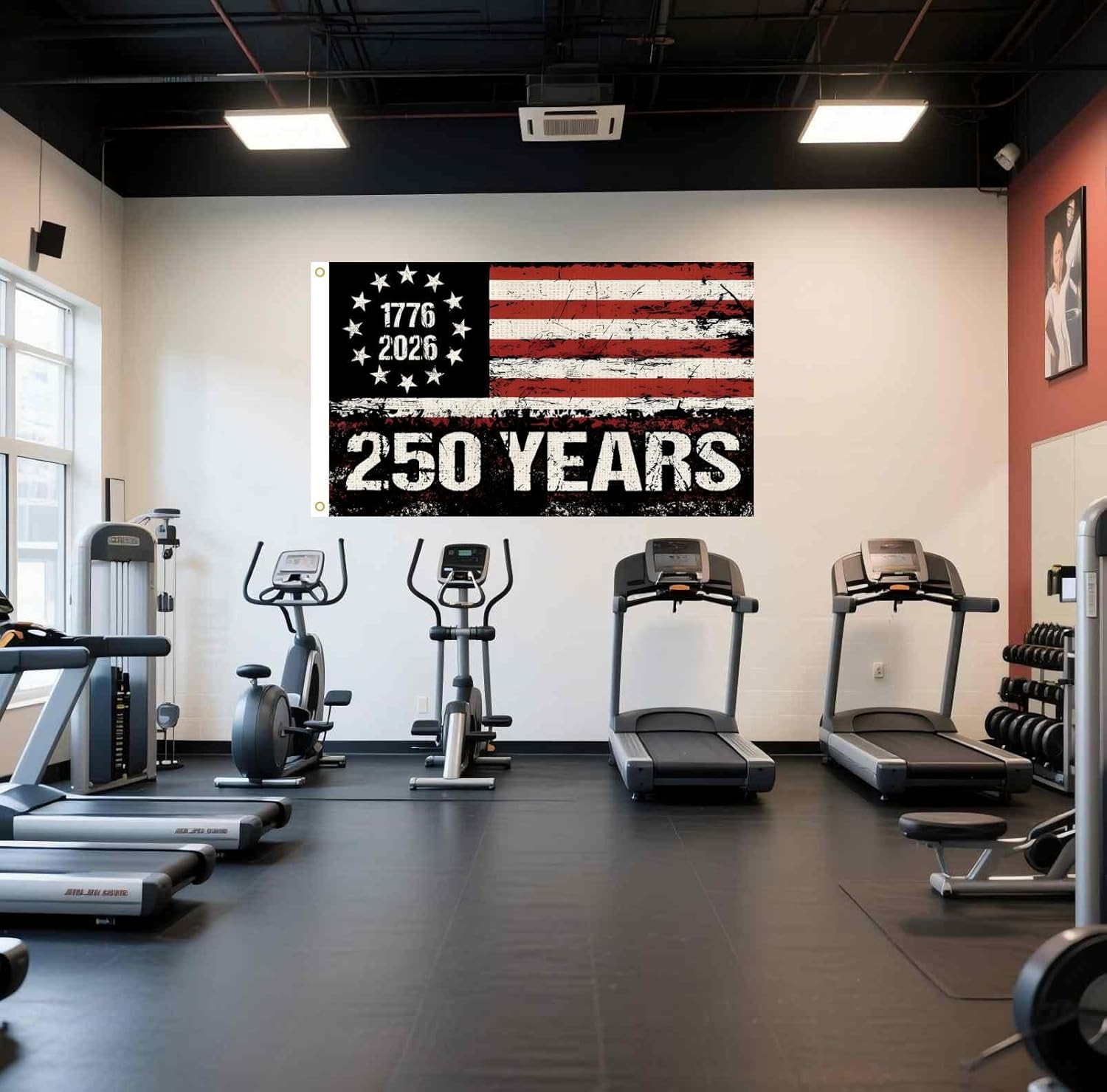 250 Years America Flag, 3X5 Ft, USA 250Th Anniversary Patriotic Design,1776-2026
