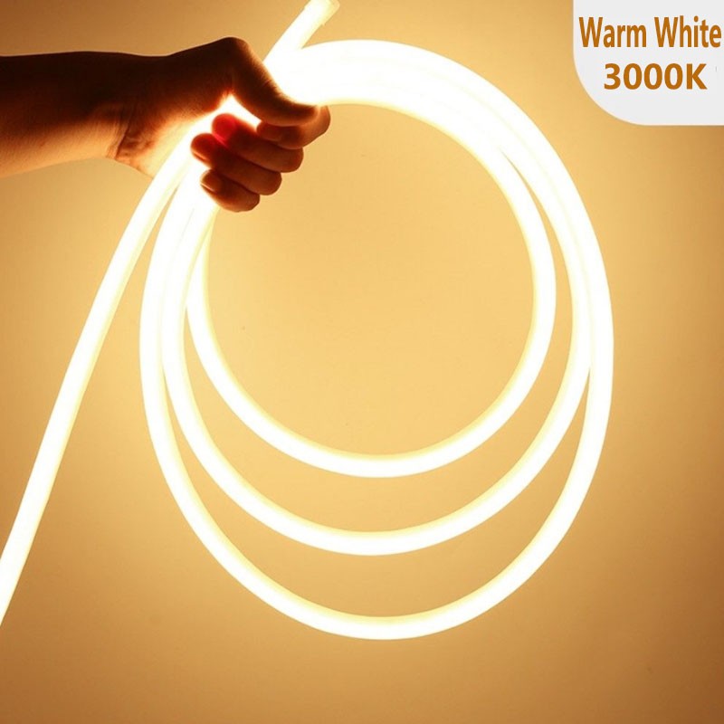 12V 360° Degree Bright Neon LED Strip Waterproof IP68 Underwater Outdoor Lights
