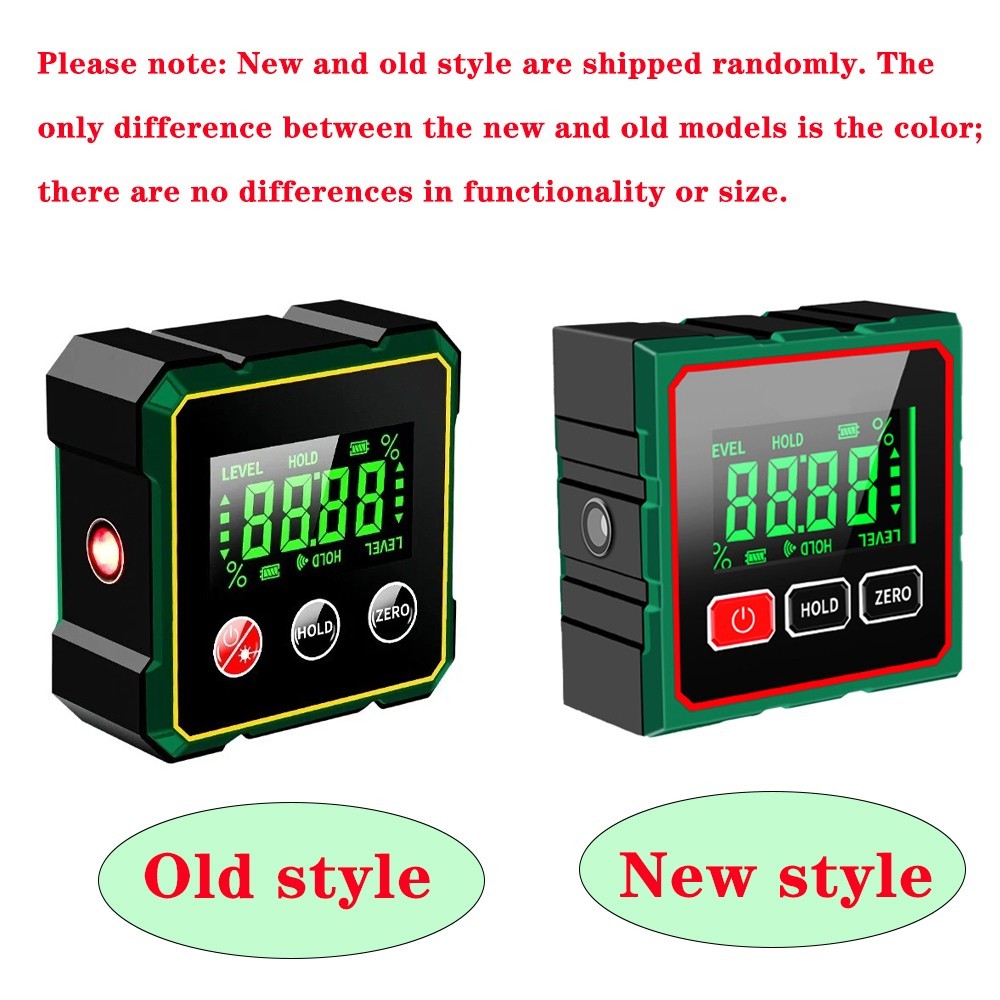 Digital Angle Finder with Electronic Laser 4-side Strong Magnetic Angle Gauge