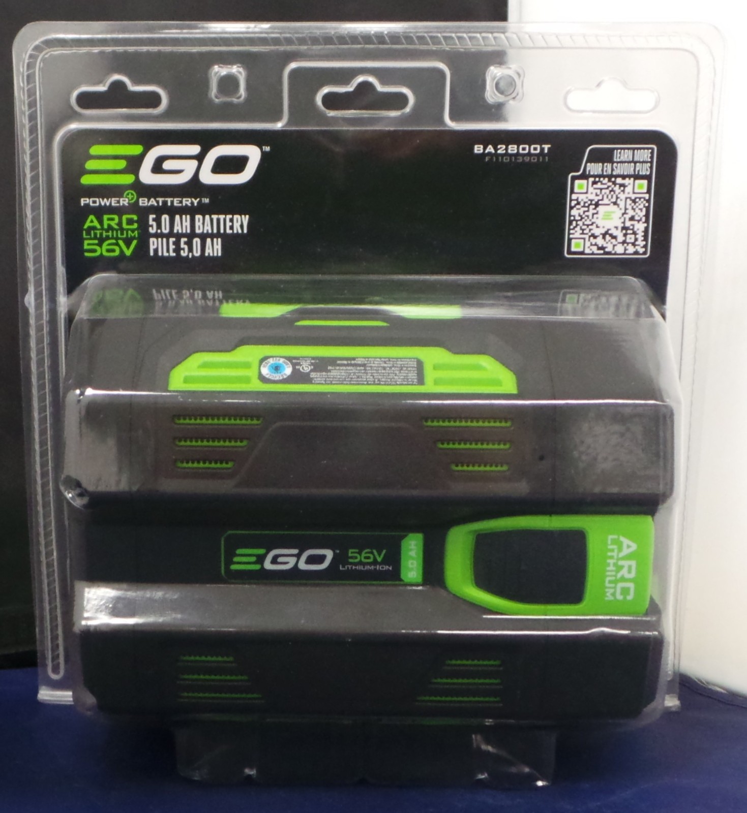 EGO BA2800T 56V 5.0AH ARC LITHIUM ION BATTERY, FITS ALL EGO 56V TOOLS – NEW!