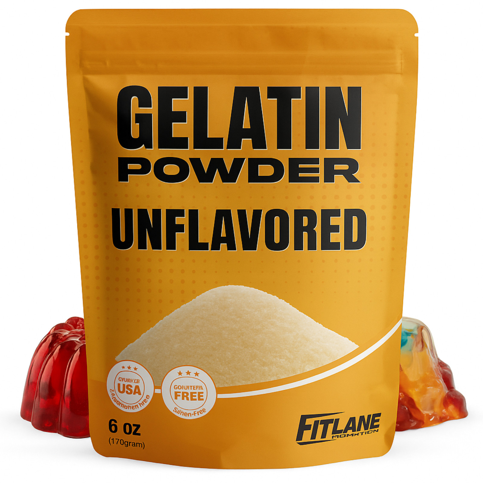 Gelatin Powder Unflavored 6 oz Bulk Bag – Gelatina Sin Sabor en Polvo