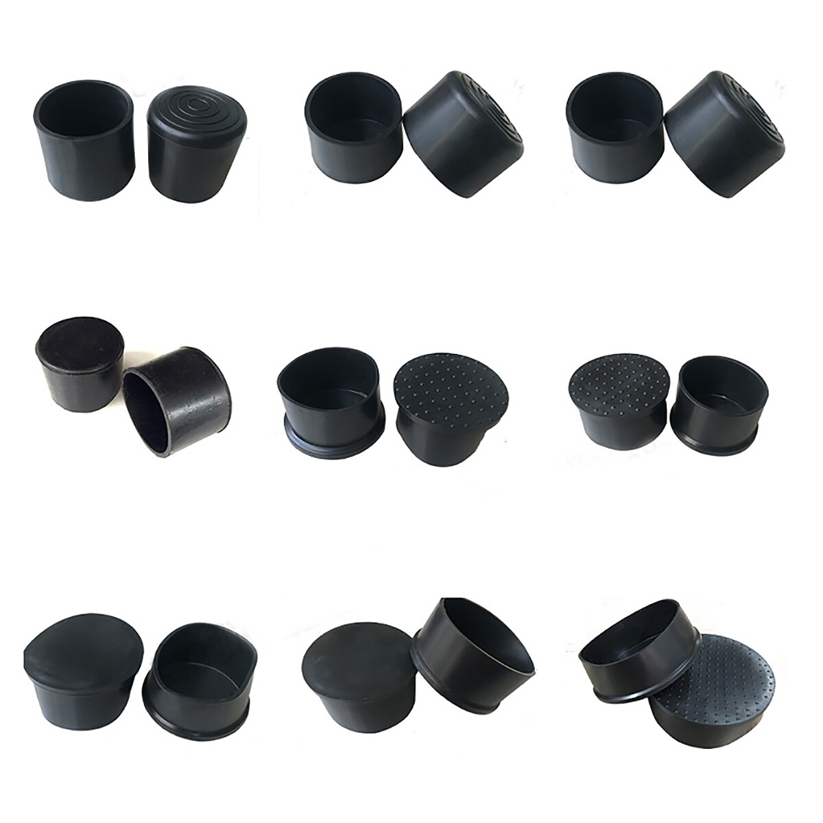 Round Rubber Chair Ferrule Anti Scratch Table Stool Feet Leg Grip Tip End Caps