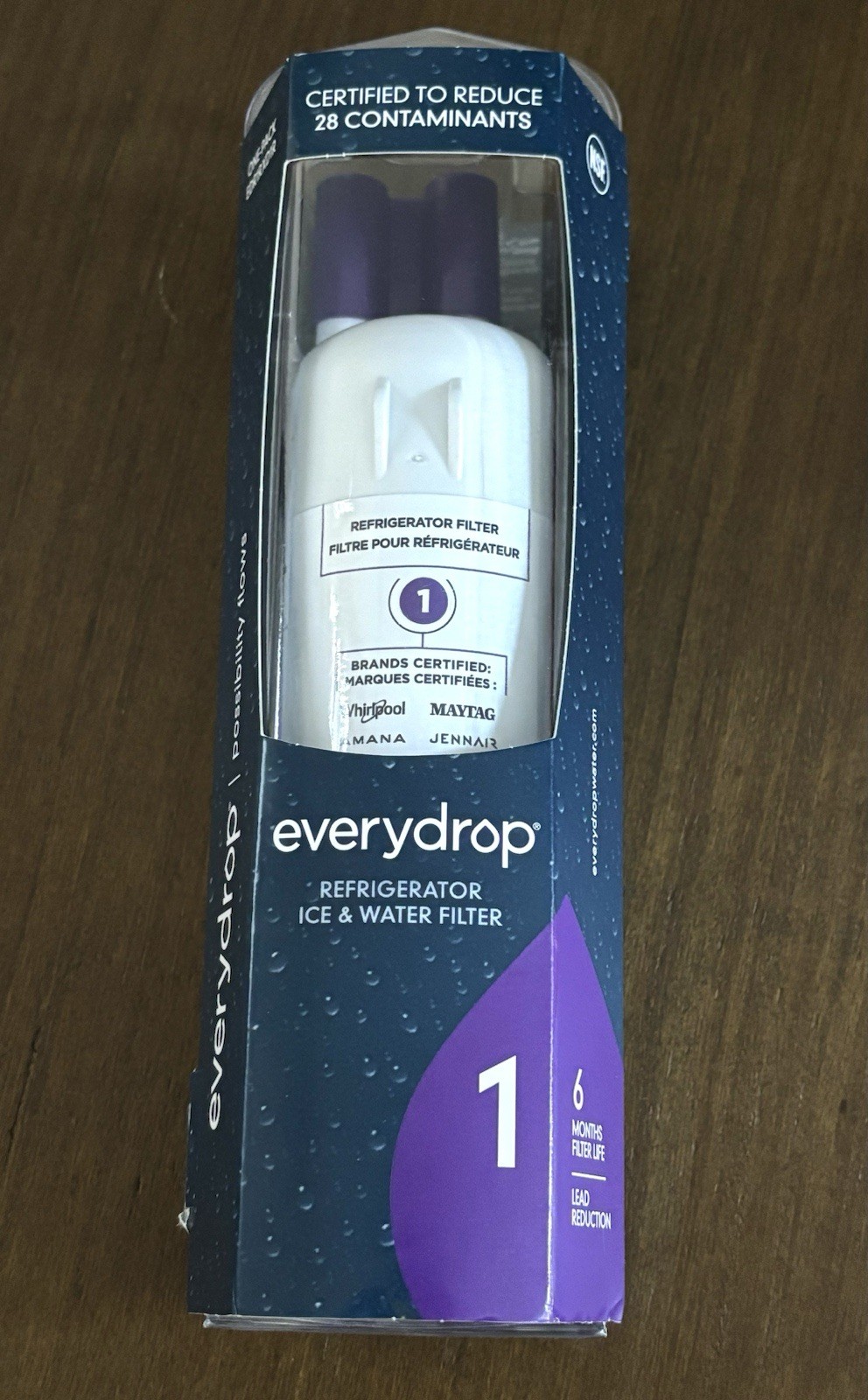 Everydrop Water & Ice Refrigerator 6 Months Filter Life
