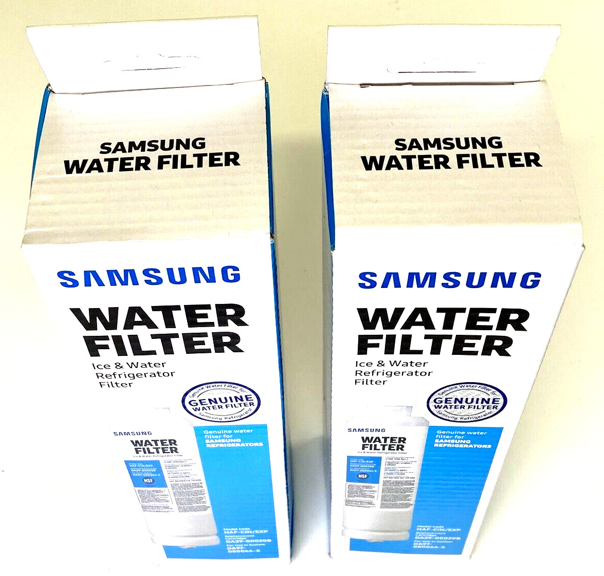 New, 2pc, Samsung Genuine HAF-CIN/EXP DA29-00020B Refrigerator Water Filters OEM