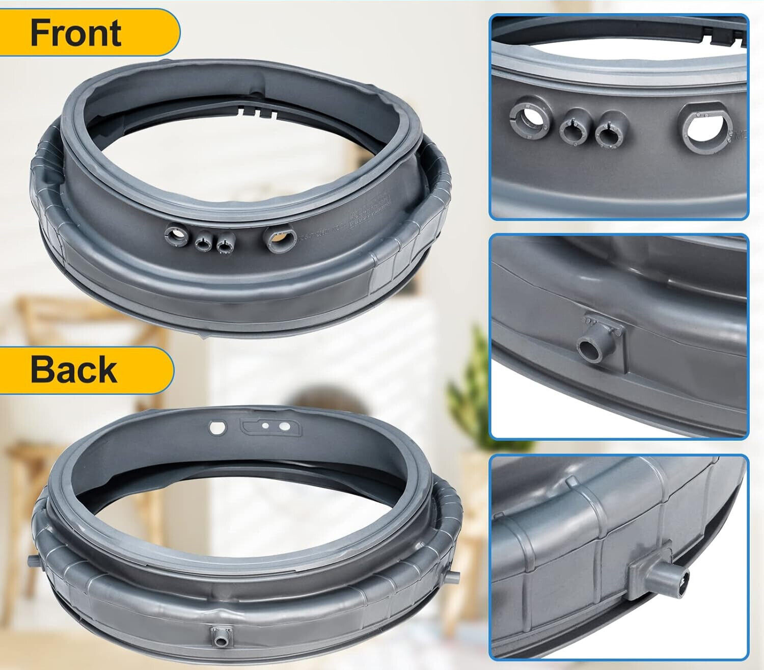New SealPro Washer Door Bellow For LG Kenmore MDS47123608 – 1 YEAR WARRANTY