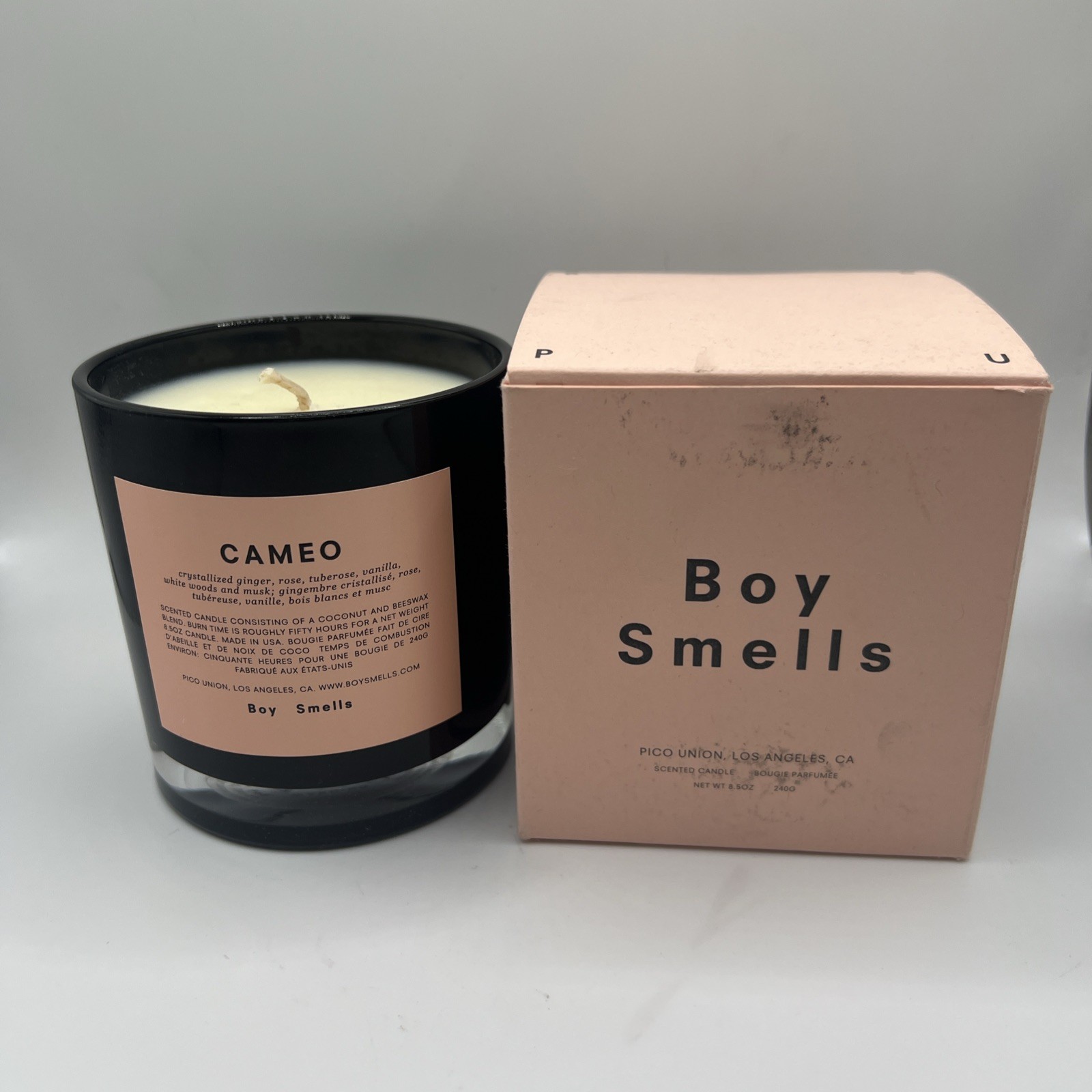 Boy Smells Cameo 8.5 oz Candle New In Box