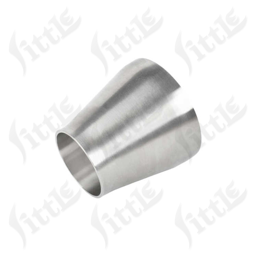 Stainless Steel Cone Reducer Adapter OD Welded Joint Exhaust pipe Φ19-Φ159