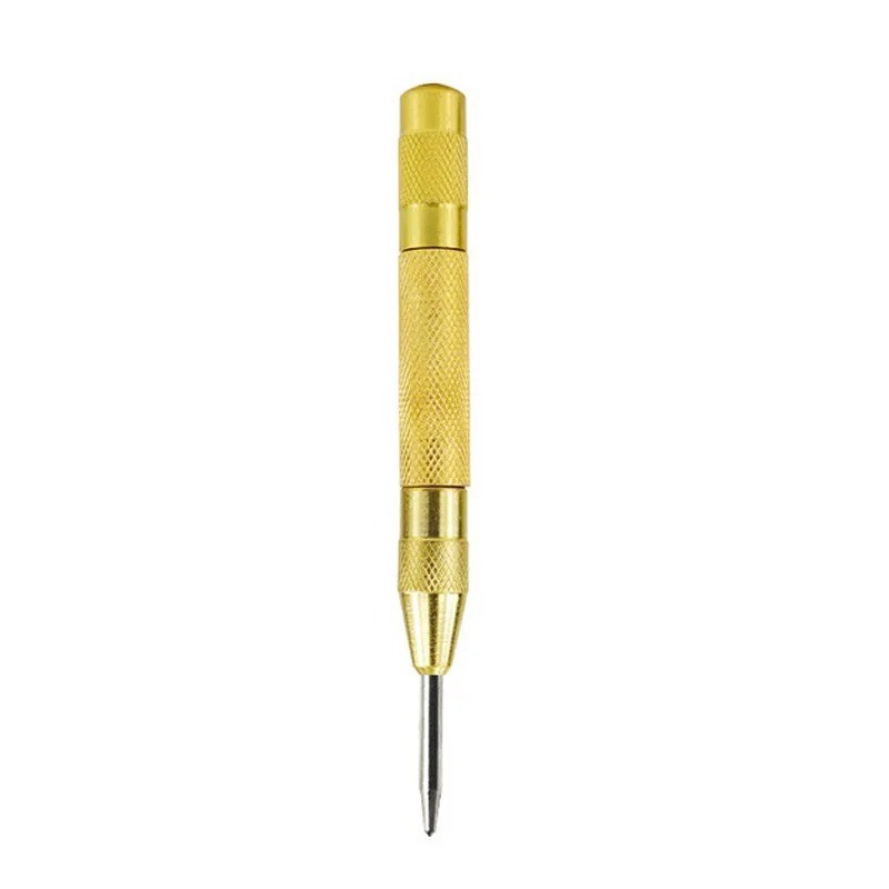 2 Super Strong Automatic Centre Punch Adjustable Spring Loaded Metal Drill TooL