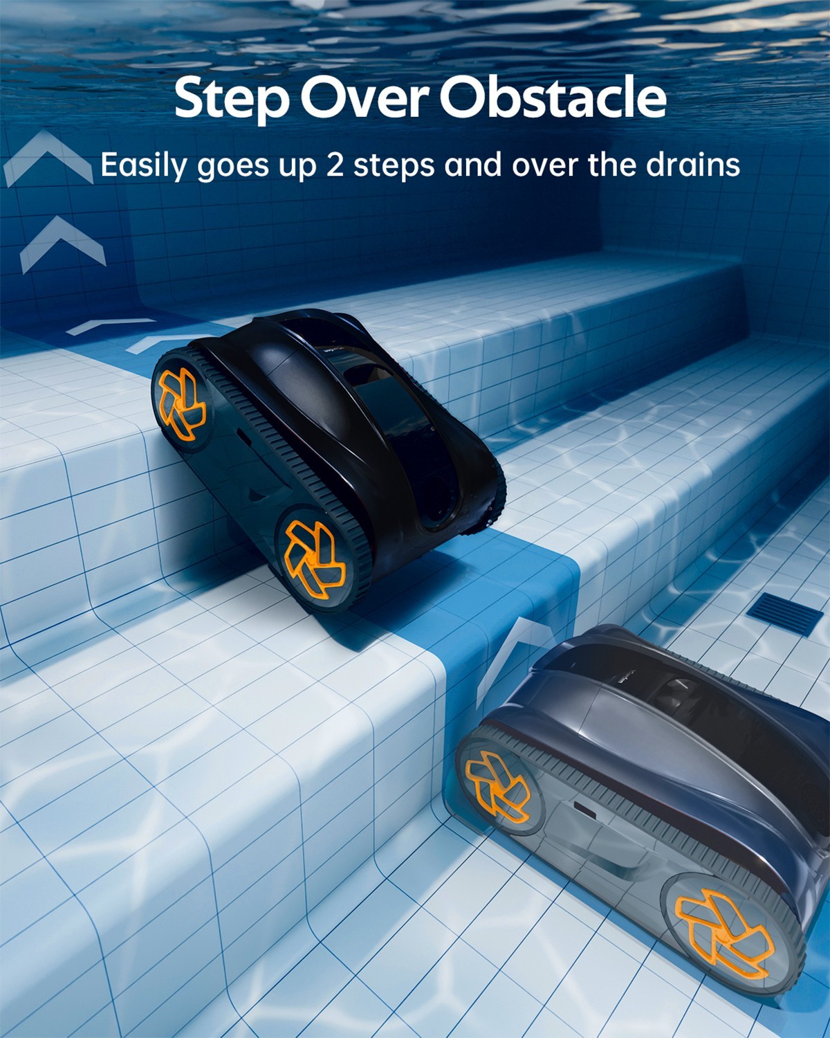 iGarden K60 6H Runtime Pool Vacuum Cleaner Cordless Pool Vacuum App Support
