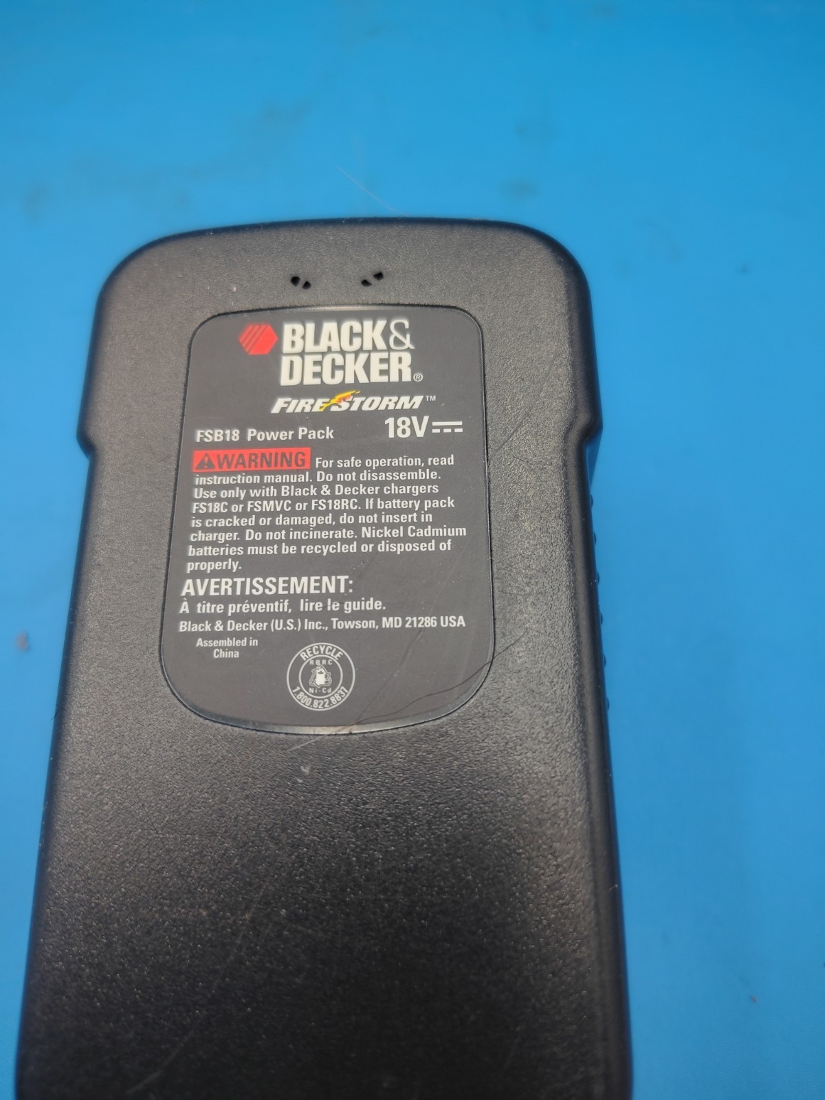 Battery Replacement Black & Decker 18v 244760-00 1500 mAh For FS180BX FS18BX