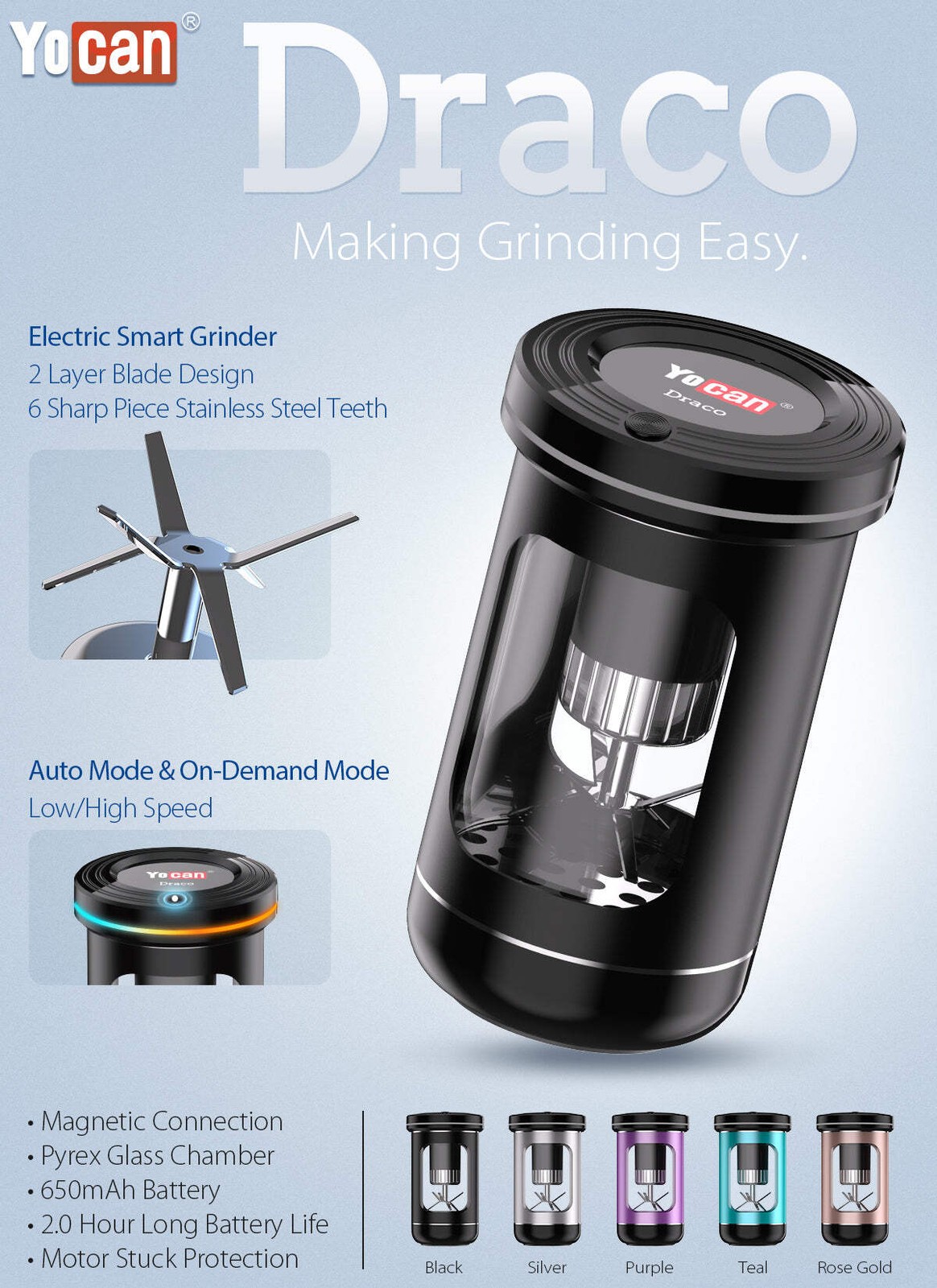 Draco Electric Smart Grinder