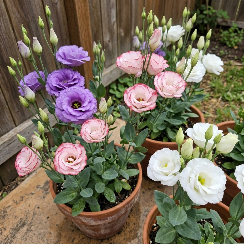 800PCS Lisianthus Seeds,Vibrant Garden Flowers for Outdoor Indoor Planting