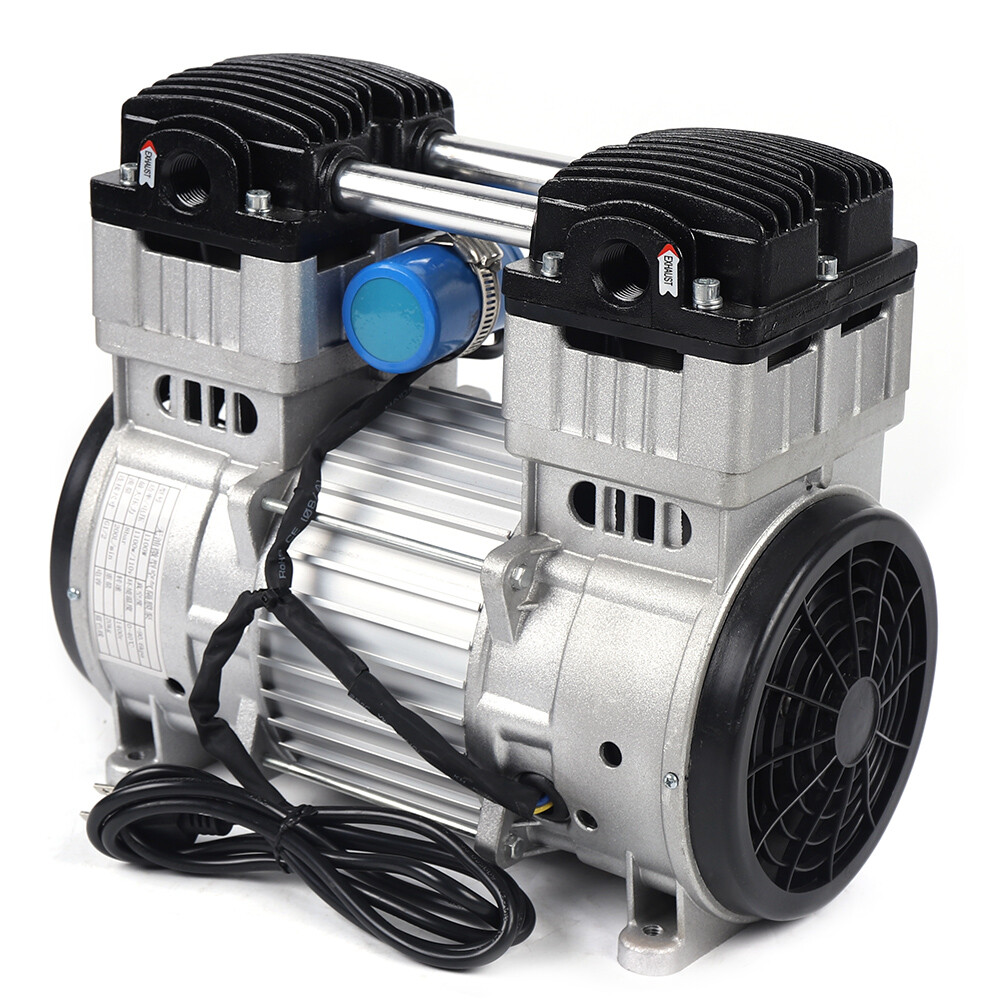 7CFM 1100W Oilless Vacuum Pump Industrial Oil-free Silent Diaphragm Vacuum Pump