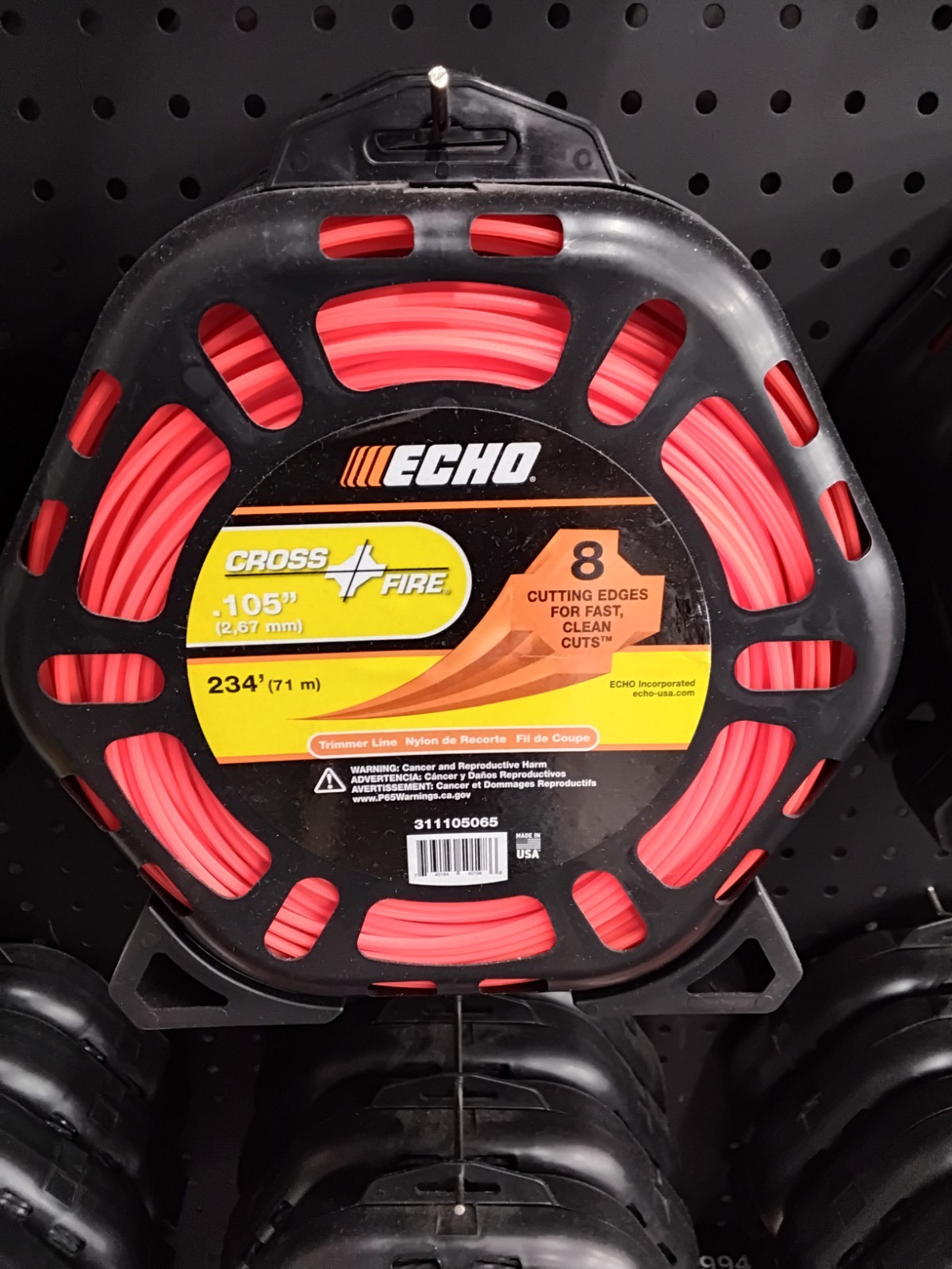 Echo .105In 1LB 234′ Spool Crossfire – 311105065
