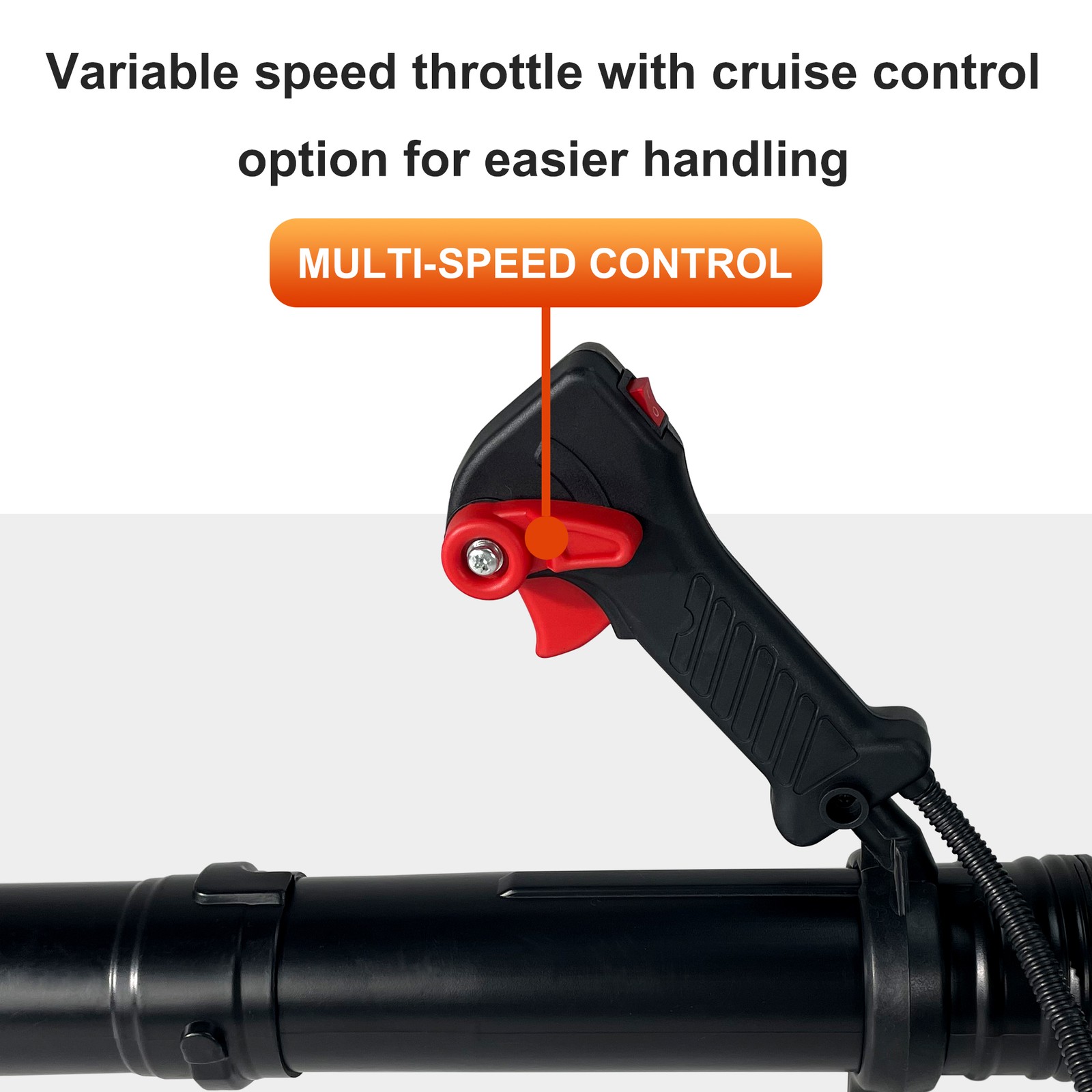 Backpack Gas Leaf Blower,76CC,660CFM,200MPH ,4 Stroke Air Cooling Gas